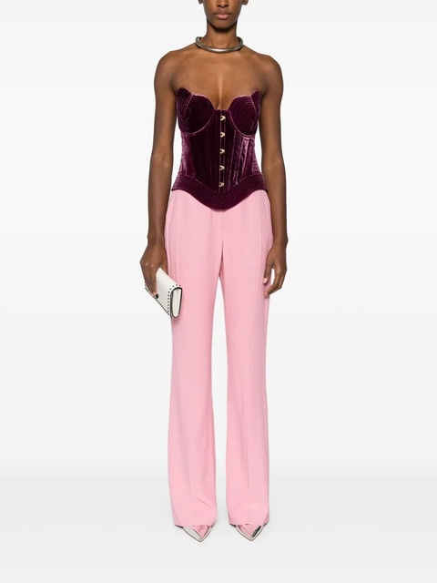 Alexander McQueen flared tailored trousers - Pink - zdjęcie produktu nr 2