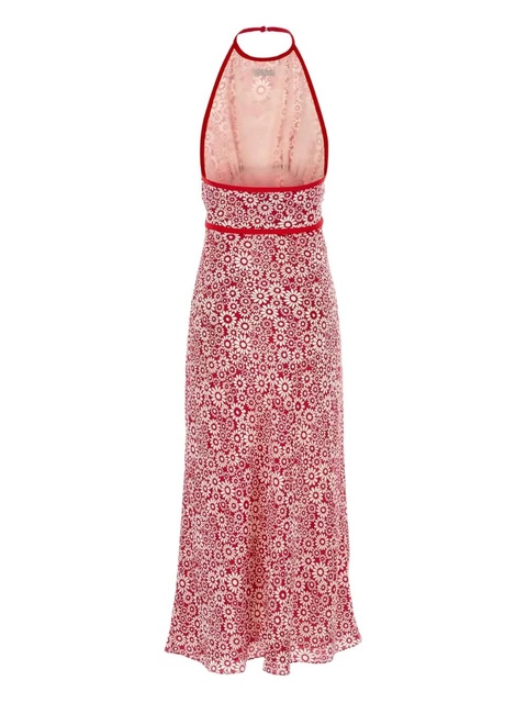 Miu Miu printed silk dress - Red - zdjęcie produktu nr 1