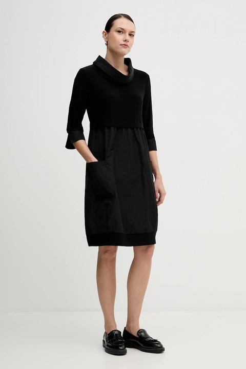 Joseph Ribkoff sukienka kolor czarny mini rozkloszowana 173444 - zdjęcie produktu nr 2