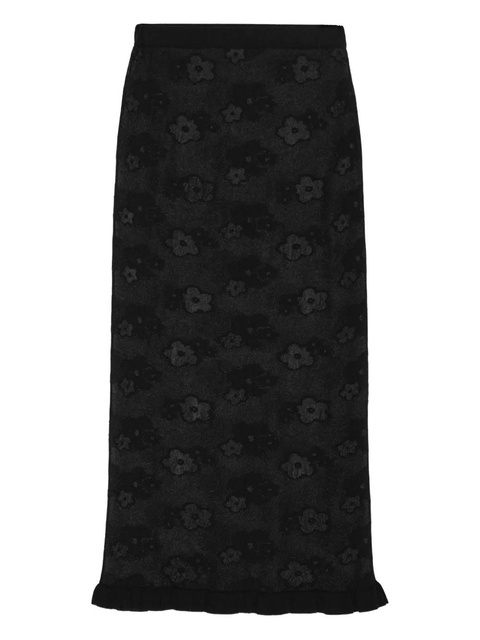 Cecilie Bahnsen Pegonia midi skirt - Black - zdjęcie produktu nr 2