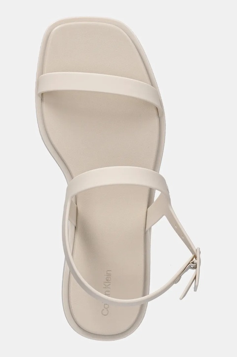 Calvin Klein sandały SANDAL - JELLY damskie kolor beżowy HW0HW02426 - zdjęcie produktu nr 2