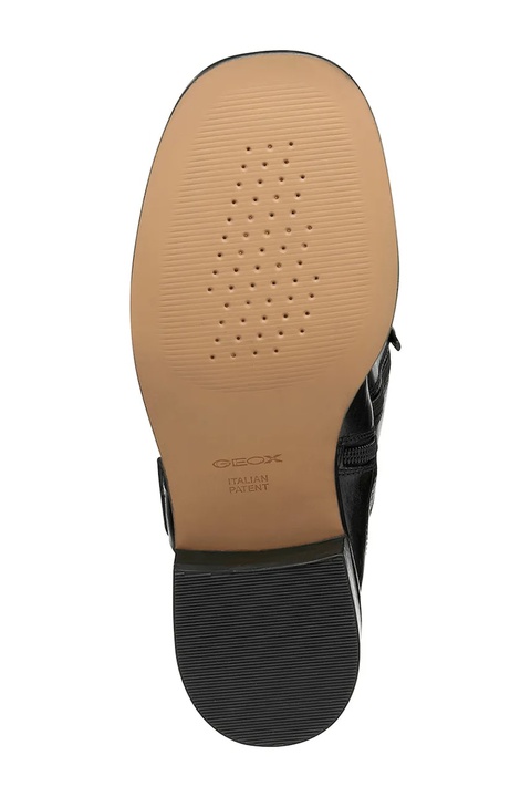 Geox botki skórzane D NALVIA damskie kolor czarny na płaskim obcasie D565QC 000FF C9999 - zdjęcie produktu nr 2