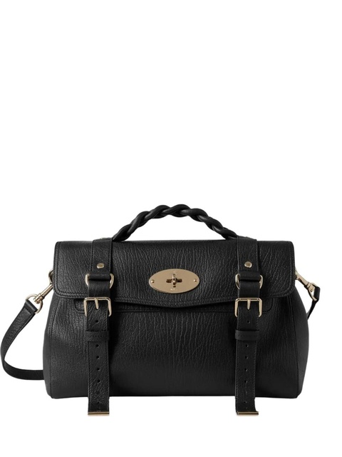 Mulberry Alexa braided-handle satchel - Black - zdjęcie produktu nr 1