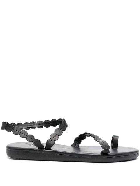 Ancient Greek Sandals leather toe-strap sandals - Black - zdjęcie produktu nr 1