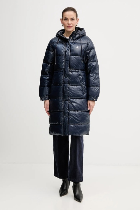 Calvin Klein Jeans kurtka kolor granatowy zimowa LV047D506G - zdjęcie produktu nr 1