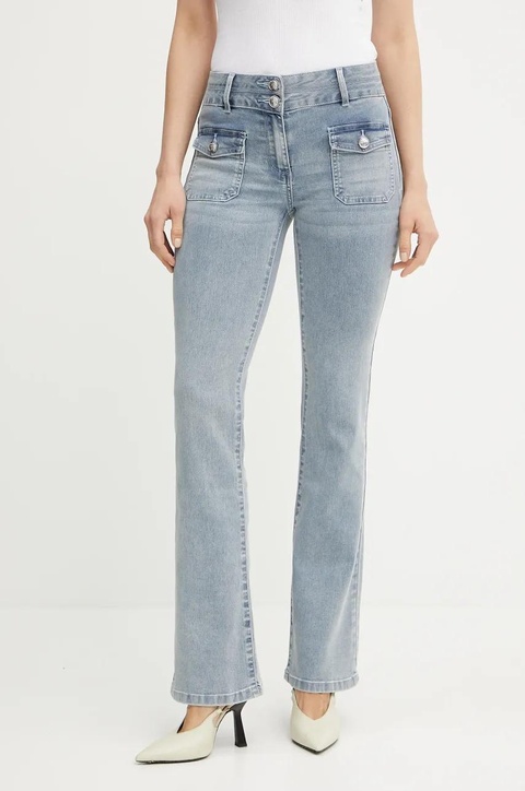 Morgan jeansy POLEN1 damskie high waist POLEN1 - zdjęcie produktu nr 1