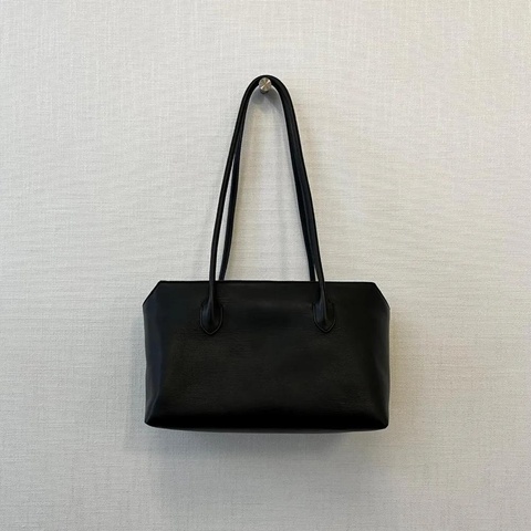 The Row Terrasse leather shoulder bag - Black - zdjęcie produktu nr 2