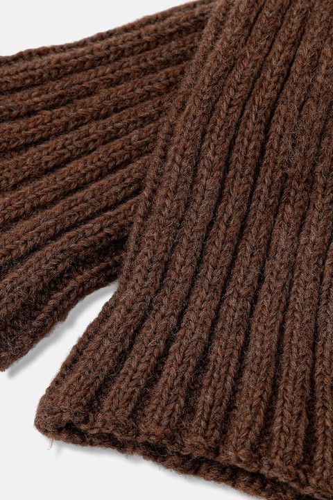 Answear.LAB getry z wełną merino kolor brązowy - zdjęcie produktu nr 2