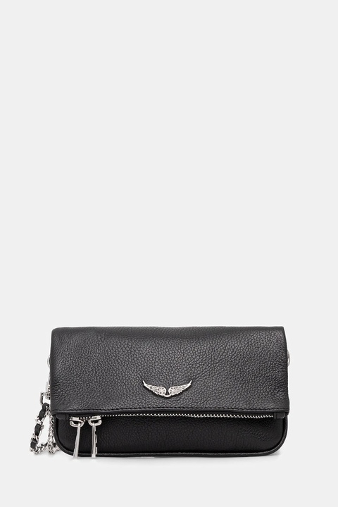 ZADIG&VOLTAIRE torebka skórzana kolor czarny LWBA03975 - zdjęcie produktu nr 1