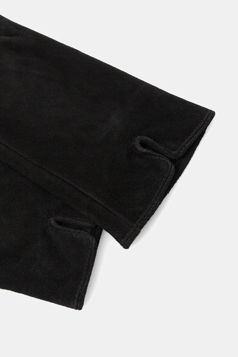Answear.LAB rękawiczki zamszowe damskie kolor czarny - zdjęcie produktu nr 2