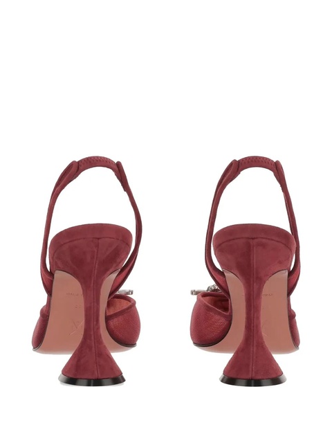 Amina Muaddi 95mm Begum pumps - Red - zdjęcie produktu nr 2