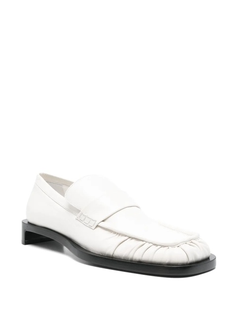 Jil Sander leather loafers - White - zdjęcie produktu nr 2