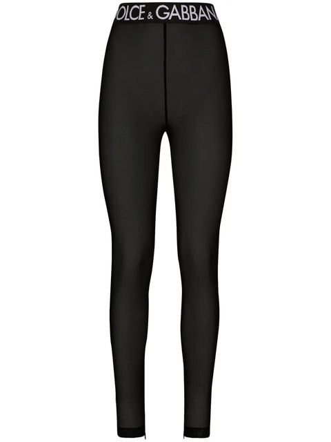 Dolce & Gabbana tulle leggings - Black - zdjęcie produktu nr 1