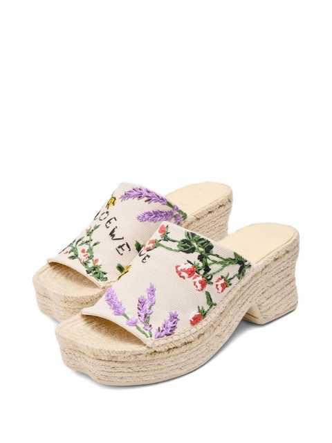 LOEWE 80mm Petal espadrilles - Neutrals - zdjęcie produktu nr 2