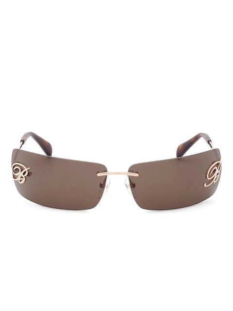 Blumarine rimless sunglasses - Brown - zdjęcie produktu nr 1