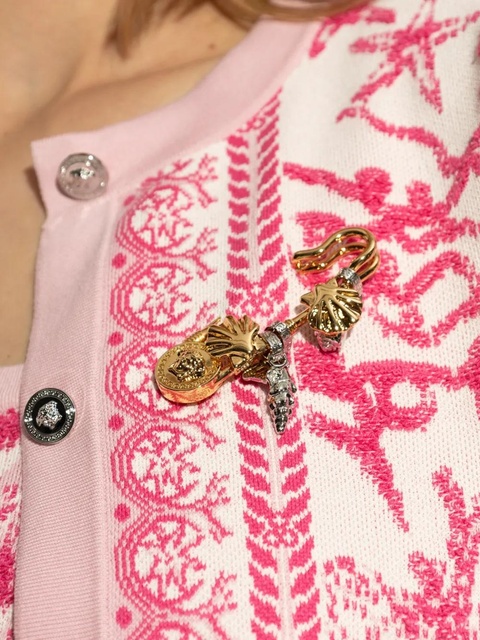 Versace Crystal Icons De La Mer brooch - Gold - zdjęcie produktu nr 2