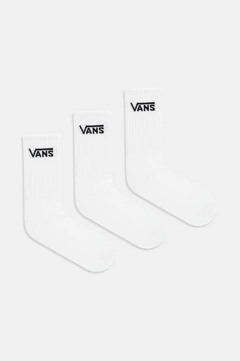 Vans skarpetki 3-pack kolor biały VN000QBVWHT1 - zdjęcie produktu nr 1