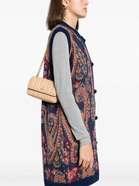 Tory Burch Kira mini flap bag - Neutrals - zdjęcie produktu nr 2