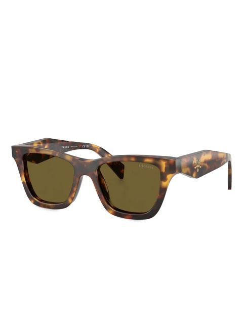 Prada Eyewear tortoiseshell square-frame sunglasses - Green - zdjęcie produktu nr 2