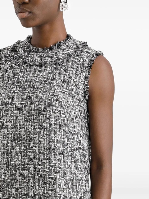 Dolce & Gabbana tweed mini dress - Grey - zdjęcie produktu nr 1