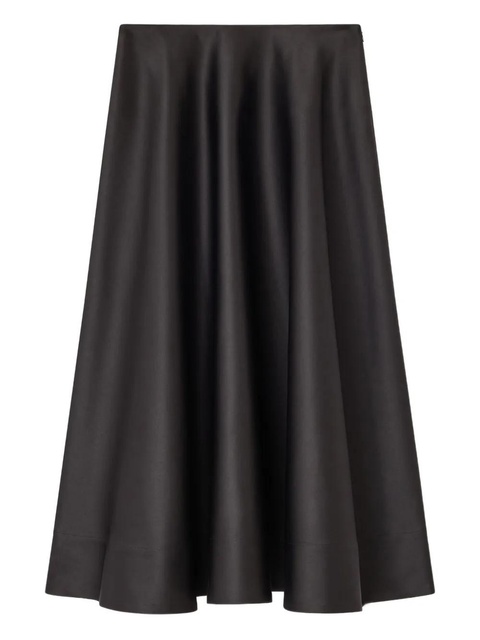 GANNI satin-effect maxi skirt - Black - zdjęcie produktu nr 2