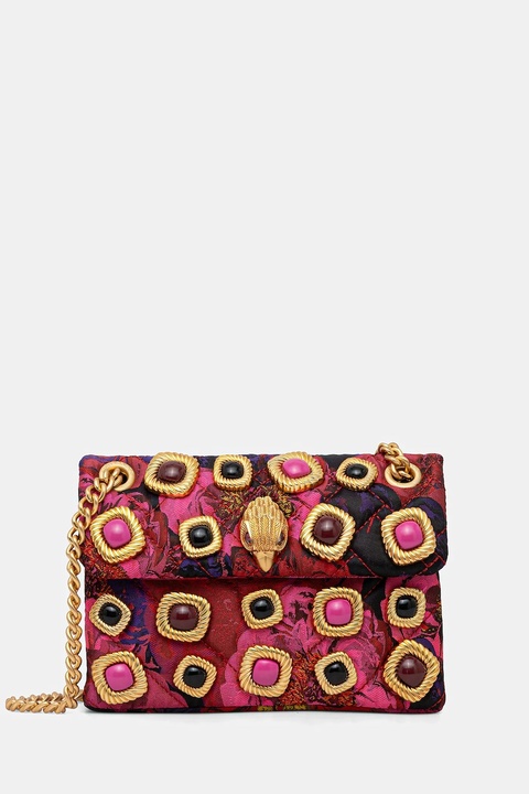 Kurt Geiger London torebka MINI KENSINGTON GEMS kolor bordowy 3587957609 - zdjęcie produktu nr 1