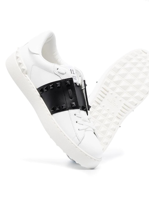Valentino Garavani Rockstud Untitled leather sneakers - White - zdjęcie produktu nr 2