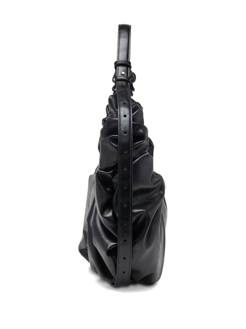 Diesel large Grab-D scrunched shoulder bag - Black - zdjęcie produktu nr 2