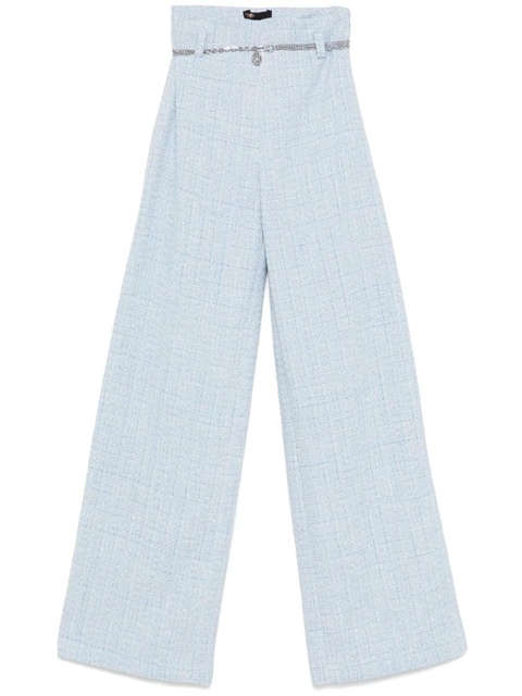 Maje tweed trousers - Blue - zdjęcie produktu nr 1