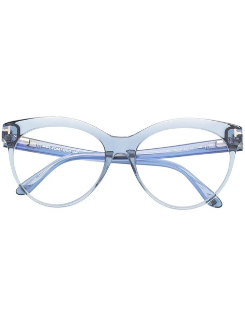 TOM FORD Eyewear cat-eye frame glasses - Blue - zdjęcie produktu nr 1