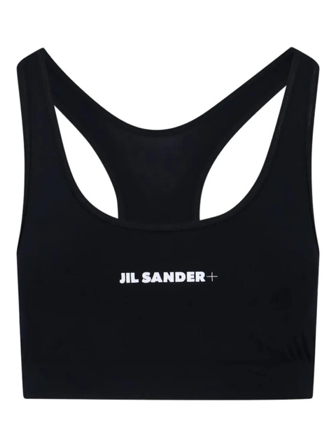 Jil Sander racer-back logo top - Black - zdjęcie produktu nr 1