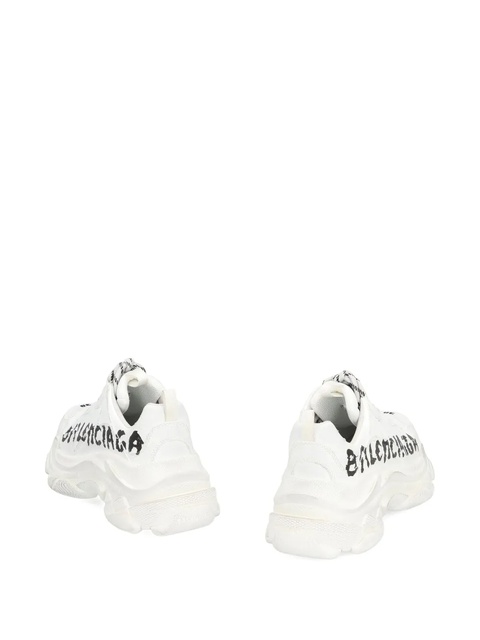 Balenciaga Triple S graffiti-print sneakers - White - zdjęcie produktu nr 1