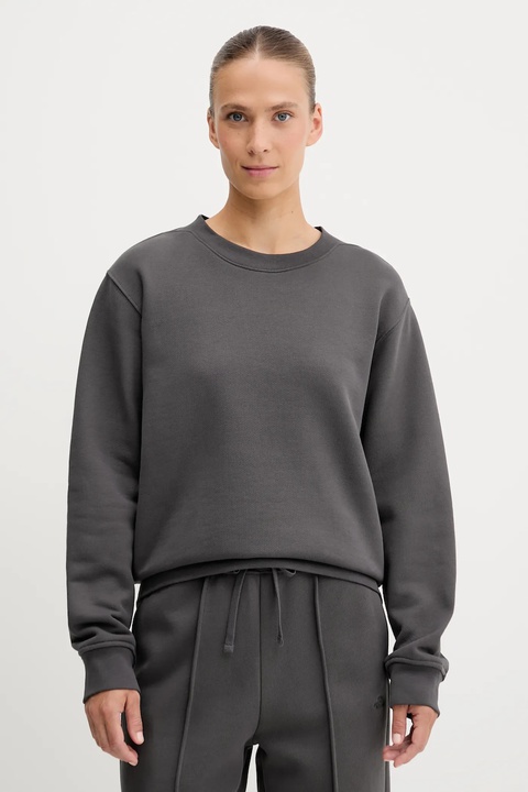 The North Face bluza bawełniana Dome Relaxed damska kolor szary gładka NF0A8EU4RHI1 - zdjęcie produktu nr 1