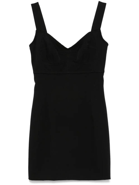 Dolce & Gabbana sweetheart-neck mini dress - Black - zdjęcie produktu nr 1