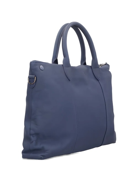 Longchamp leather tote bag - Blue - zdjęcie produktu nr 1