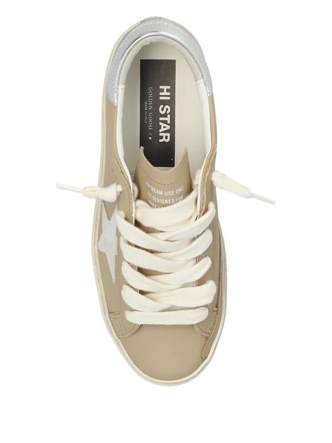 Golden Goose Hi Star leather sneakers - Neutrals - zdjęcie produktu nr 2
