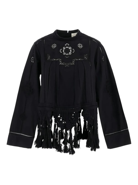 ISABEL MARANT Severine blouse - Black - zdjęcie produktu nr 1