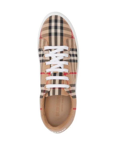 Burberry Vintage Check lace-up sneakers - Neutrals - zdjęcie produktu nr 2