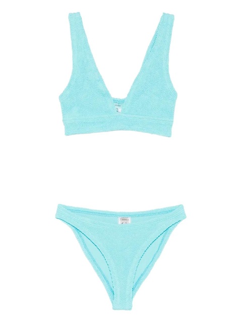 Hunza G Carla textured-finish bikini - Blue - zdjęcie produktu nr 1