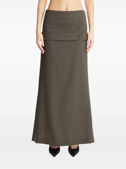 Jean Paul Gaultier pocket-detail long skirt - Green - zdjęcie produktu nr 2