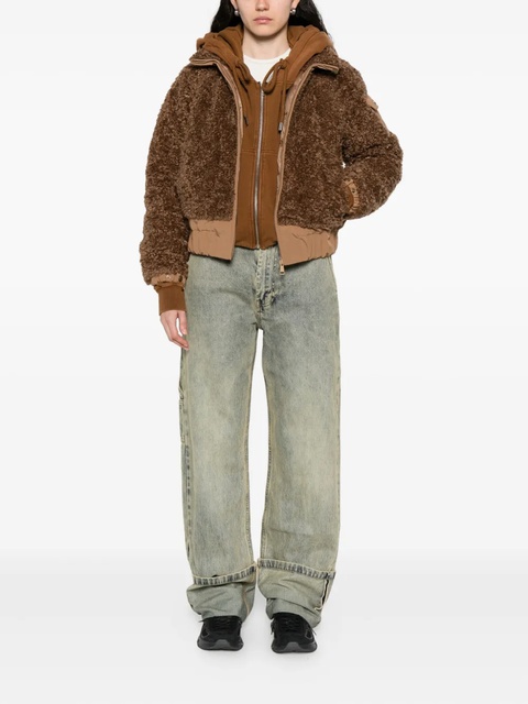 Moncler Coligny teddy-fleece jacket - Brown - zdjęcie produktu nr 2