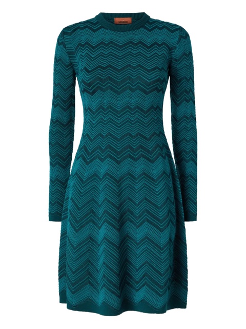 Missoni knit midi dress - Blue - zdjęcie produktu nr 1