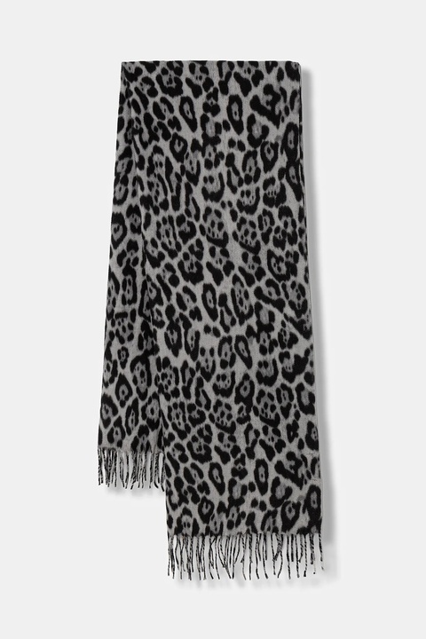 Morgan szalik damski kolor szary wzorzysty 5GRELEO - zdjęcie produktu nr 1