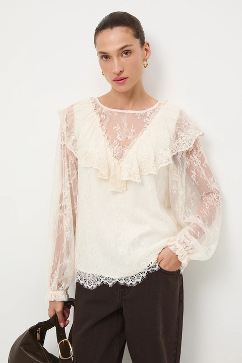 Medicine bluzka damska kolor beżowy - zdjęcie produktu nr 2