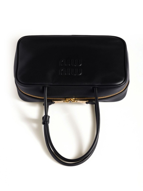 Miu Miu Beau leather top-handle bag - Black - zdjęcie produktu nr 2