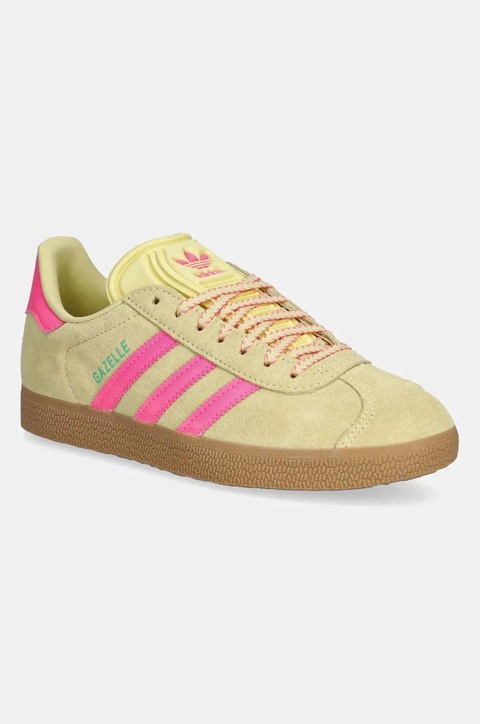 adidas Originals sneakersy zamszowe Gazelle damskie kolor żółty JH7211 - zdjęcie produktu nr 1