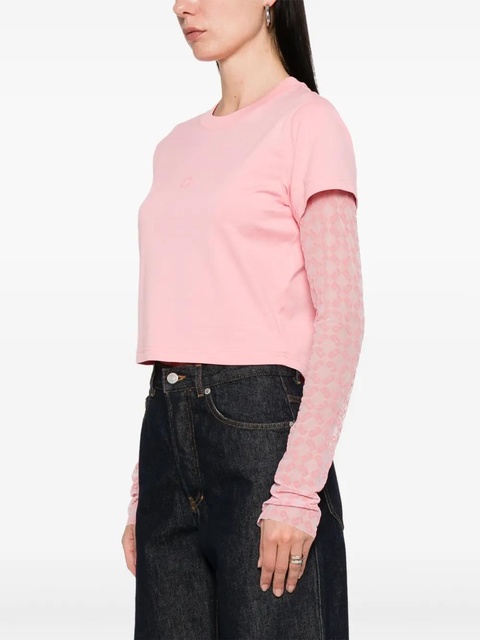 Givenchy monogram 72 jacquard T-shirt - Pink - zdjęcie produktu nr 2