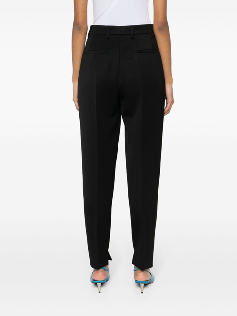 Prada pressed-crease tapered-leg trousers - Black - zdjęcie produktu nr 2