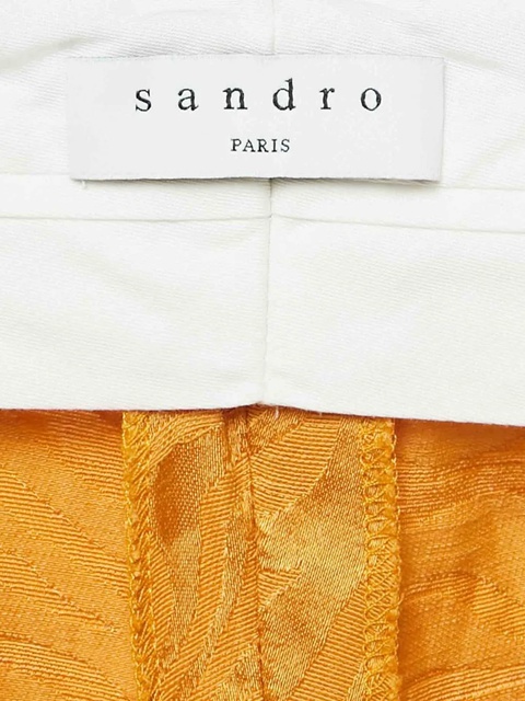 SANDRO pre-owned jacquard shorts - Orange - zdjęcie produktu nr 2