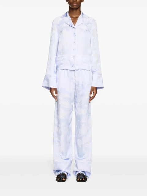 Off-White Fresco-jacquard pyjamas trousers - zdjęcie produktu nr 2